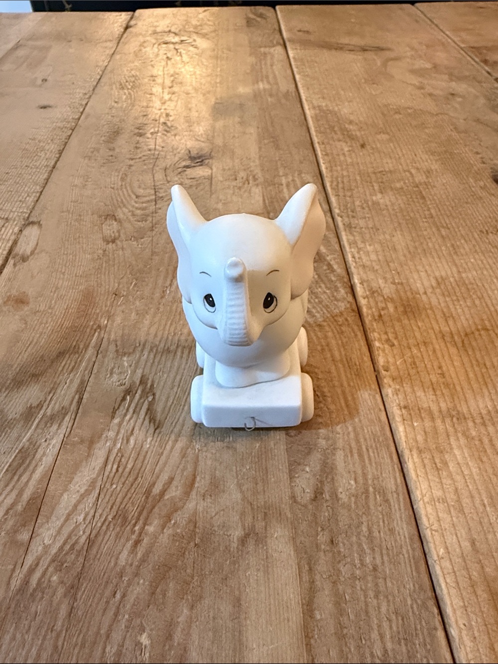 Precious Moments White Elephant Figurine